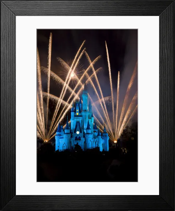 Framed Print : Orlando, Florida, USA. The Wishes fireworks show at Disneys Magic Kingdom Framed Print : Orlando, Florida, USA. The Wishes fireworks show at Disneys Magic Kingdom
