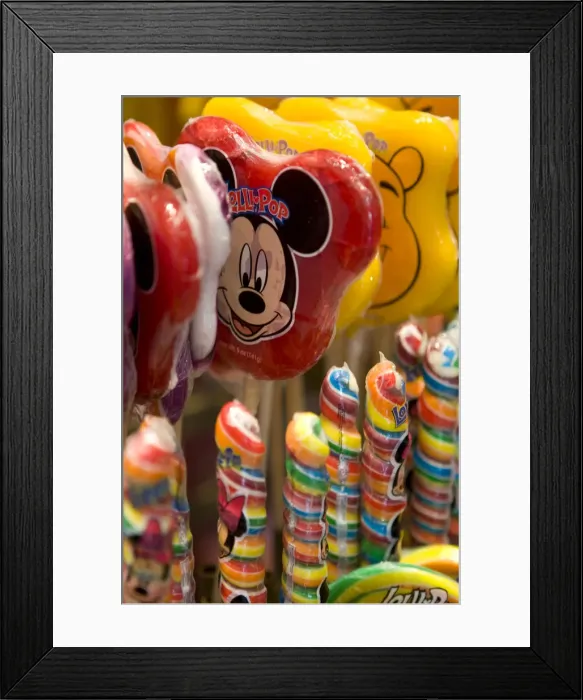 Framed Print : Orlando, Florida, USA. Disney candy for sale at the theme parks in Orlando Framed Print : Orlando, Florida, USA. Disney candy for sale at the theme parks in Orlando