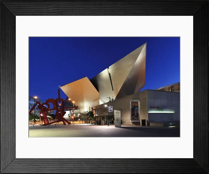Framed Print : Denver Art Museum, Colorado, USA