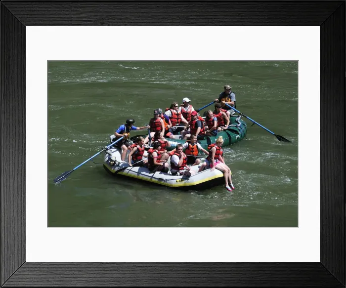 Framed Print : River rafting on the Salmon River, near Riggins, Idaho, USA Framed Print : River rafting on the Salmon River, near Riggins, Idaho, USA