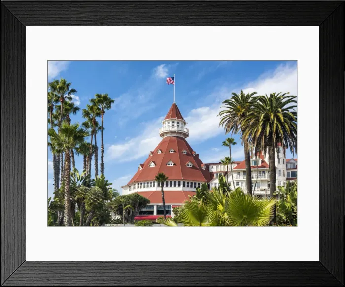Framed Print : Hotel del Coronado, San Diego, California, USA