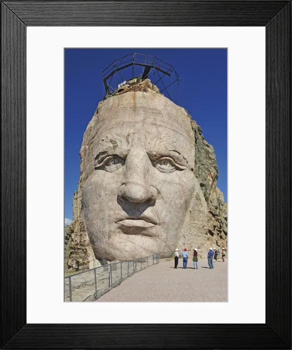 Framed Print : Crazy Horse Mountain, Black Hills, South Dakota, USA Framed Print : Crazy Horse Mountain, Black Hills, South Dakota, USA