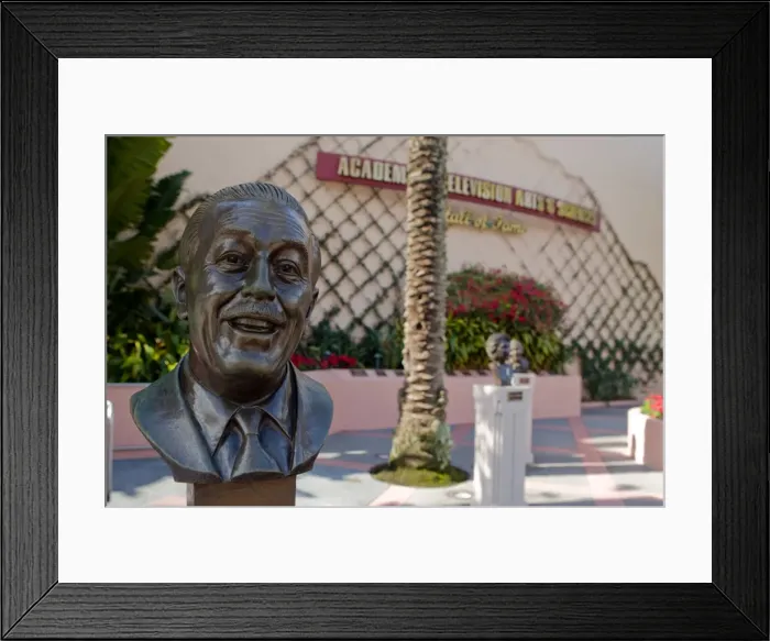 Framed Print : Orlando, Florida, USA. Bust of Walt Disney at Disney MGM Orlando Framed Print : Orlando, Florida, USA. Bust of Walt Disney at Disney MGM Orlando