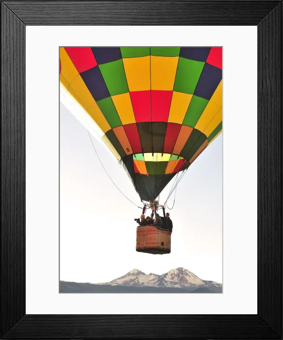 Framed Print : Balloons over Bend, Central Oregon, USA Framed Print : Balloons over Bend, Central Oregon, USA