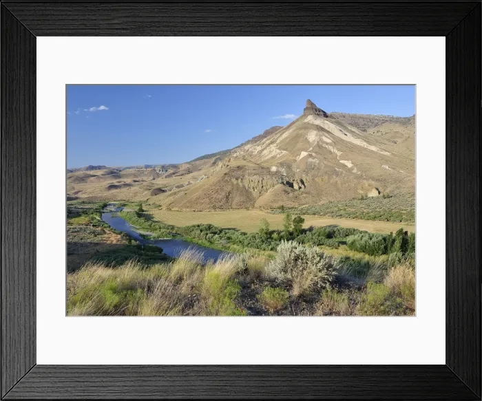 Framed Print : John Day Fossil Beds National Monument, Oregon, USA