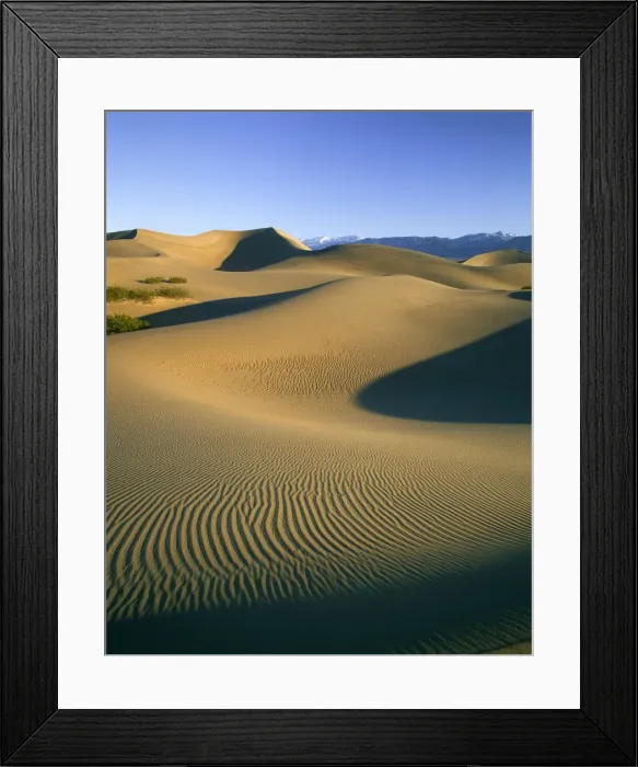 Framed Print : Mesquite Sand Dunes, Death Valley National Park, California, USA Framed Print : Mesquite Sand Dunes, Death Valley National Park, California, USA