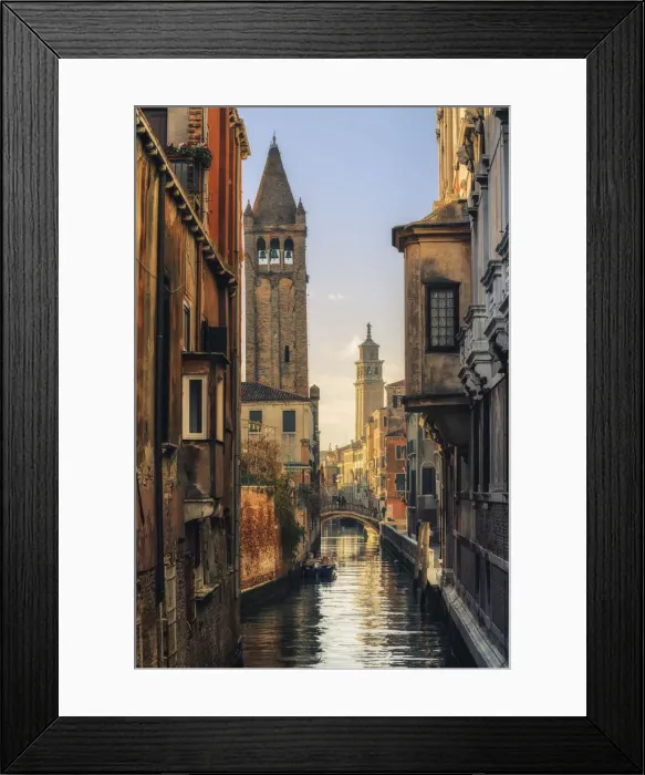 Framed Print : Campo San Barnaba, and Ca Rezzonico, Venice, Veneto, Italy Framed Print : Campo San Barnaba, and Ca Rezzonico, Venice, Veneto, Italy