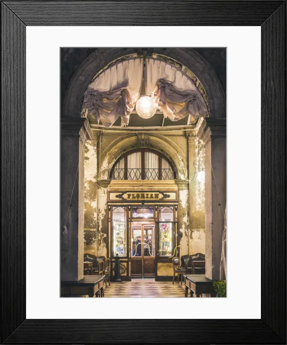Framed Print : Florian Cafe, St Marks Square (Piazza San Marco), Venice, Veneto, Italy Framed Print : Florian Cafe, St Marks Square (Piazza San Marco), Venice, Veneto, Italy
