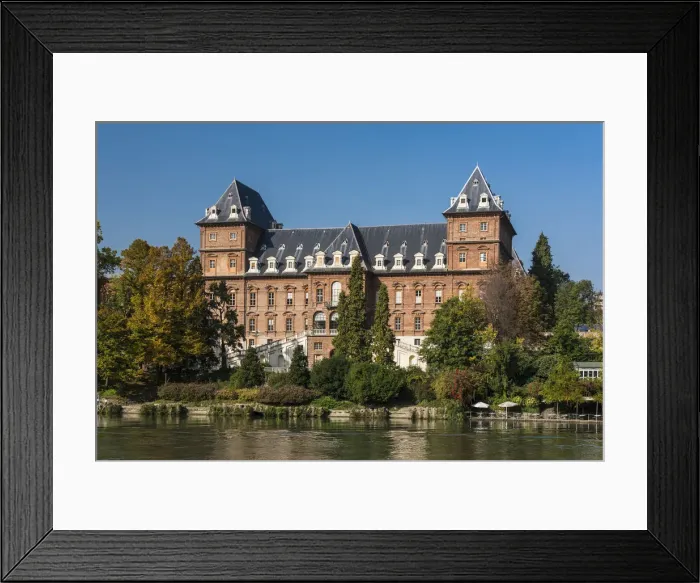 Framed Print : Valentino Castle and Po River, Turin, Piedmont, Italy Framed Print : Valentino Castle and Po River, Turin, Piedmont, Italy