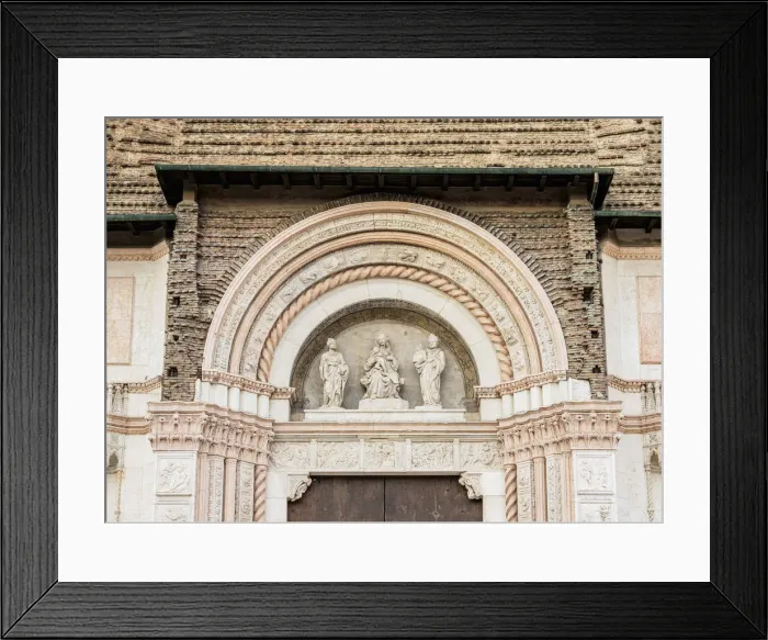 Framed Print : Basilica of San Petronio, detailed view, Piazza Maggiore, Bologna, Emilia-Romagna, Italy Framed Print : Basilica of San Petronio, detailed view, Piazza Maggiore, Bologna, Emilia-Romagna, Italy