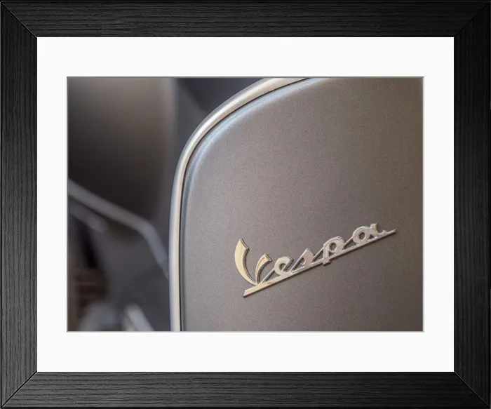 Framed Print : Vespa Scooter, detailed view, Bologna, Emilia-Romagna, Italy Framed Print : Vespa Scooter, detailed view, Bologna, Emilia-Romagna, Italy