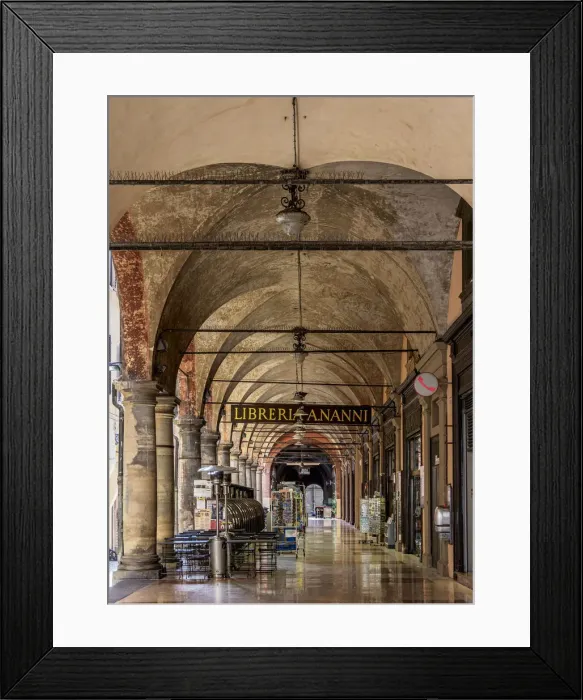 Framed Print : Passageway at Via de Musei, Bologna, Emilia-Romagna, Italy Framed Print : Passageway at Via de Musei, Bologna, Emilia-Romagna, Italy