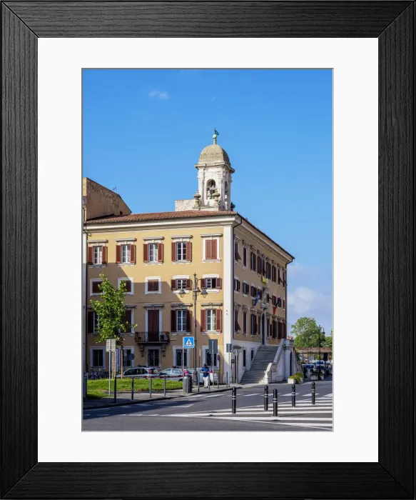 Framed Print : Palazzo Comunale, Livorno, Tuscany, Italy