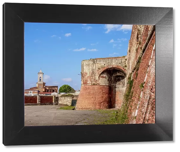 Fortezza Vecchia and San Ferdinando Church, Livorno, Tuscany, Italy