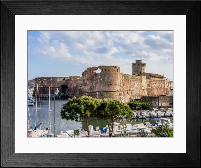 Framed Print : Fortezza Vecchia, Livorno, Tuscany, Italy Framed Print : Fortezza Vecchia, Livorno, Tuscany, Italy