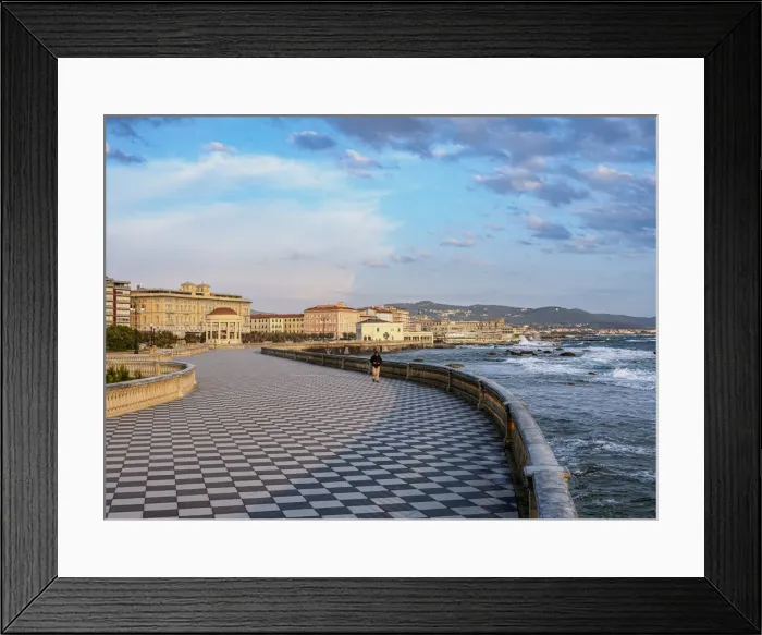 Framed Print : Terrazza Mascagni at sunset, Livorno, Tuscany, Italy Framed Print : Terrazza Mascagni at sunset, Livorno, Tuscany, Italy