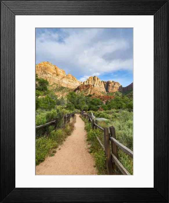 Framed Print : Pa rus Trail Zion National Park, Utah, USA Framed Print : Pa rus Trail Zion National Park, Utah, USA