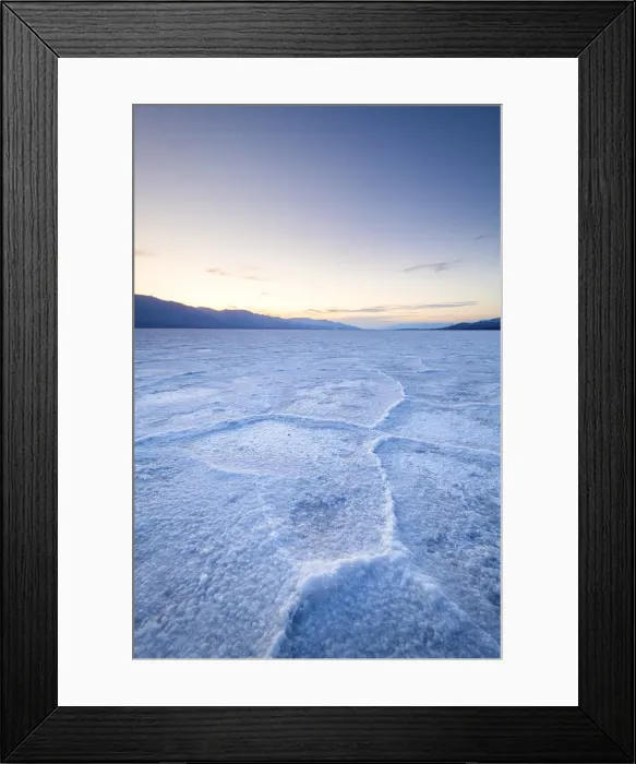 Framed Print : Salt flats in Death Valley National park, California, USA Framed Print : Salt flats in Death Valley National park, California, USA
