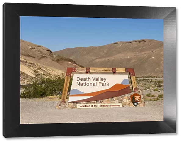 Entrance to Death Valley National park, California, USA