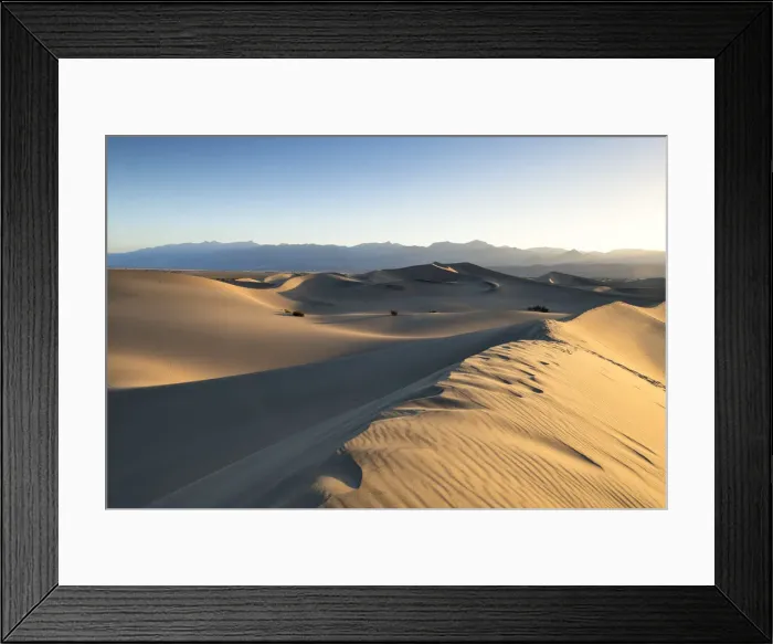 Framed Print : Mesquite Flat Sand Dunes, Death Valley National park, California, USA Framed Print : Mesquite Flat Sand Dunes, Death Valley National park, California, USA
