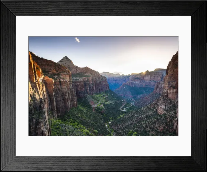 Framed Print : Road to Canyon overlook Zion National Park, Utah, USA Framed Print : Road to Canyon overlook Zion National Park, Utah, USA