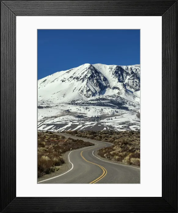 Framed Print : Road Through Sierra Nevadas, California, USA Framed Print : Road Through Sierra Nevadas, California, USA
