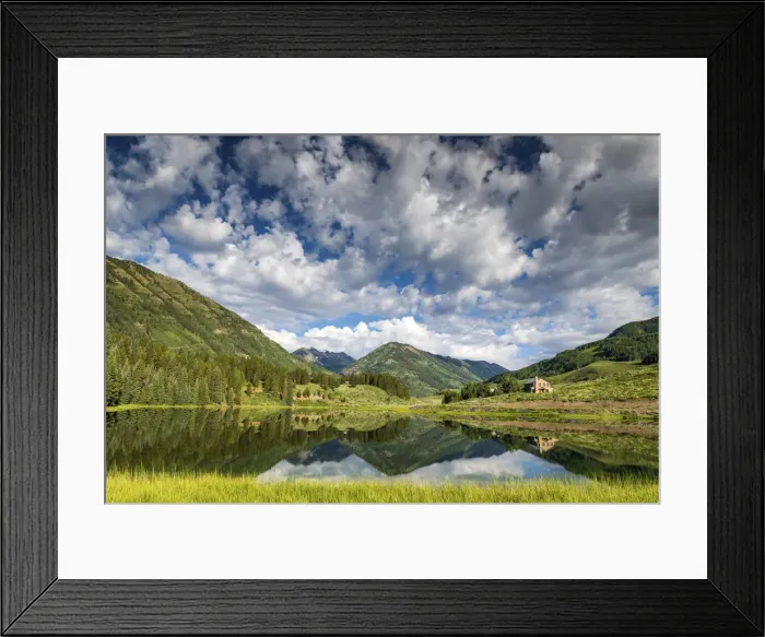 Framed Print : Nicholson Lake Reflections, Crested Butte, Colorado, USA Framed Print : Nicholson Lake Reflections, Crested Butte, Colorado, USA