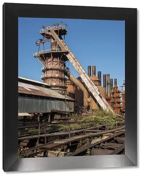 USA, Alabama, Birmingham, Sloss Furnaces, National Historic Site, steel mill