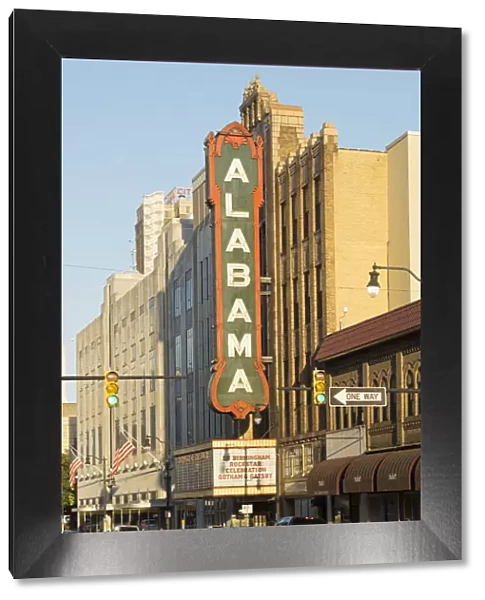 USA, Alabama, Birmingham, movie theatre in the city