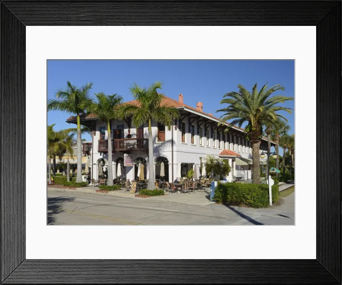 Framed Print : USA, Florida, Charlotte and Lee County, Gasparilla island, Boca Grande, historic old