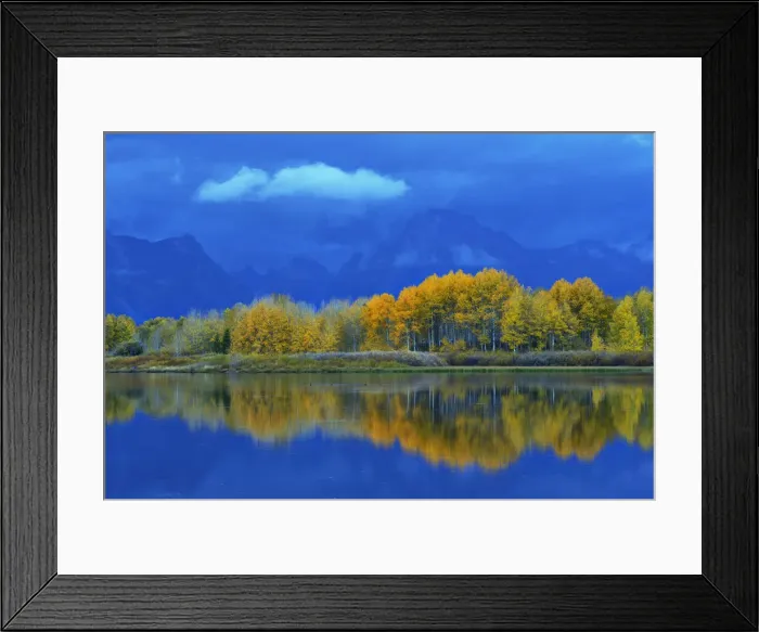Framed Print : USA, Wyoming, Grand Teton National Park, oxbow bend of the Snake river in autumn Framed Print : USA, Wyoming, Grand Teton National Park, oxbow bend of the Snake river in autumn