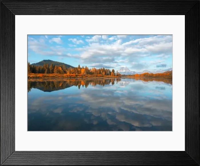 Framed Print : USA, Wyoming, Rockies, Rocky Mountains, Grand Teton, National Park, reflections of clouds Framed Print : USA, Wyoming, Rockies, Rocky Mountains, Grand Teton, National Park, reflections of clouds