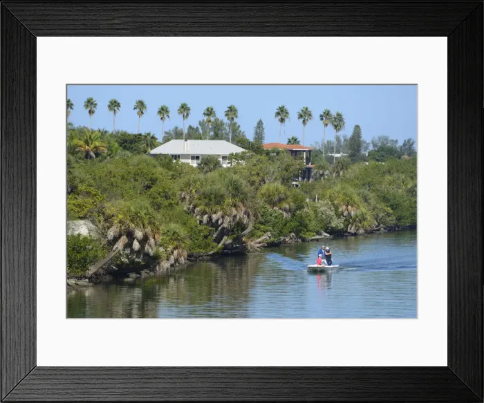 Framed Print : USA, Florida, Sarasota County, Casey Key, intercoastal waterway Framed Print : USA, Florida, Sarasota County, Casey Key, intercoastal waterway