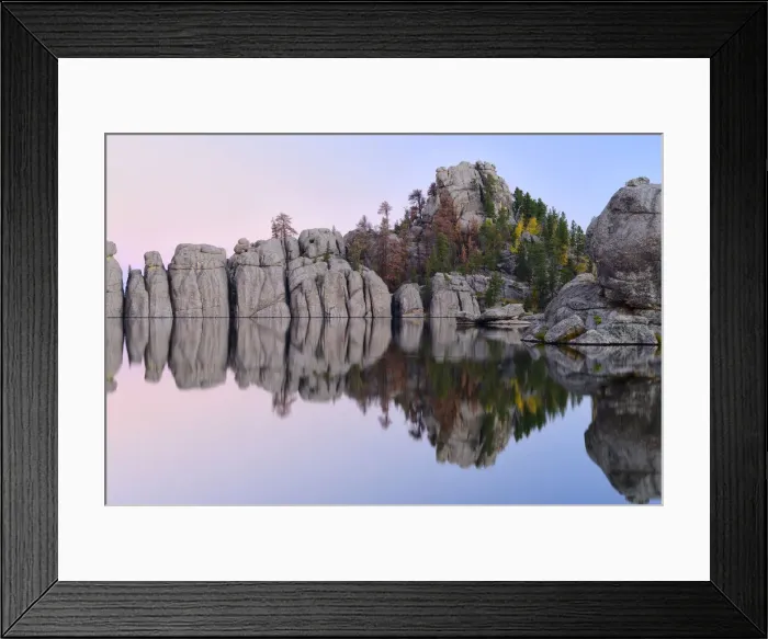 Framed Print : Sylvan Lake at dawn, Custer State Park, Black hills, South Dakota, USA Framed Print : Sylvan Lake at dawn, Custer State Park, Black hills, South Dakota, USA