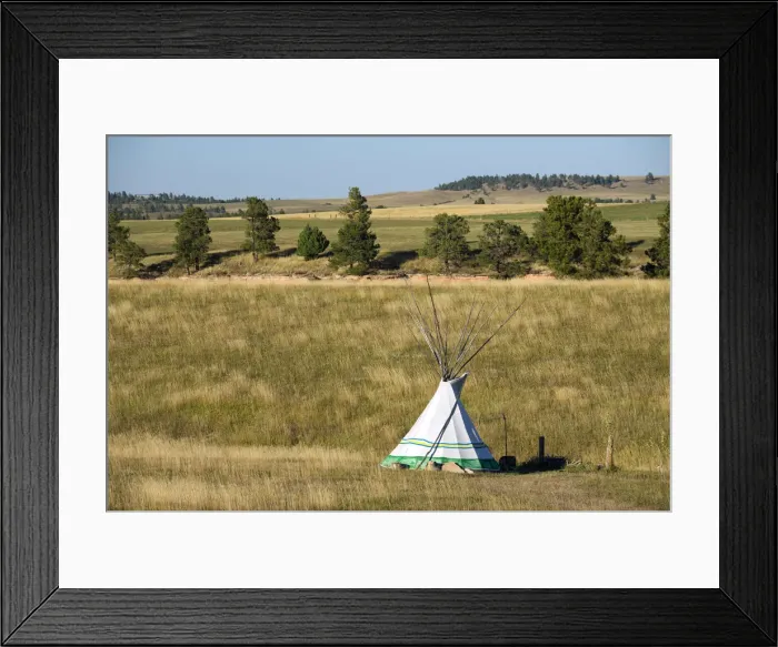 Framed Print : USA, Wyoming, Devils Tower, National Monument, Tipi near the park entrance Framed Print : USA, Wyoming, Devils Tower, National Monument, Tipi near the park entrance