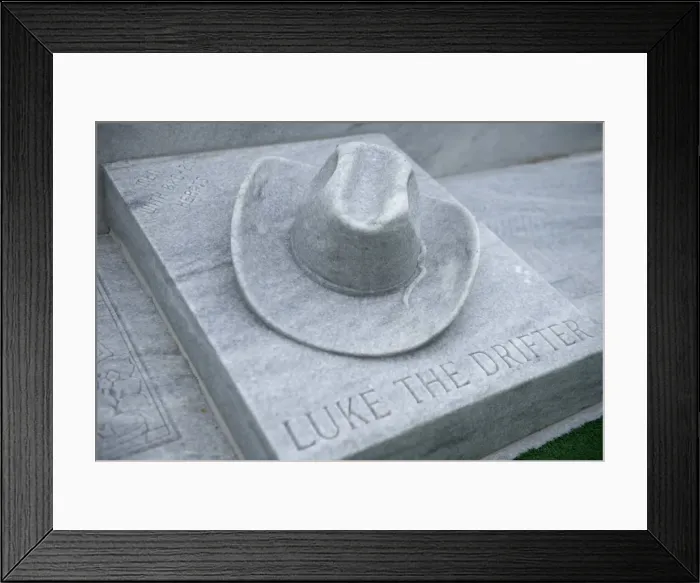 Framed Print : USA, Alabama, Montgomery, country legend Hank Williams grave Framed Print : USA, Alabama, Montgomery, country legend Hank Williams grave