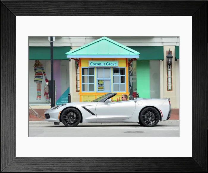 Framed Print : USA, Florida, Dade County, Miami, Coconut Grove Framed Print : USA, Florida, Dade County, Miami, Coconut Grove