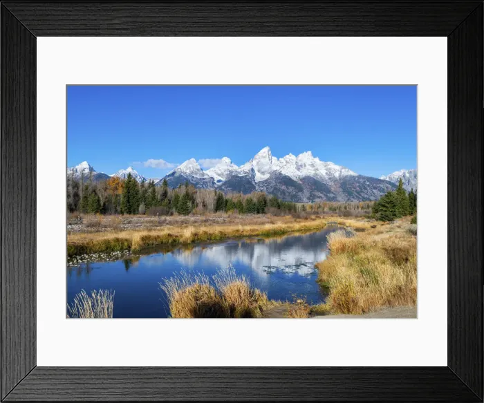 Framed Print : Schwabacher landing, Grand Teton National Park, Wyoming, USA Framed Print : Schwabacher landing, Grand Teton National Park, Wyoming, USA