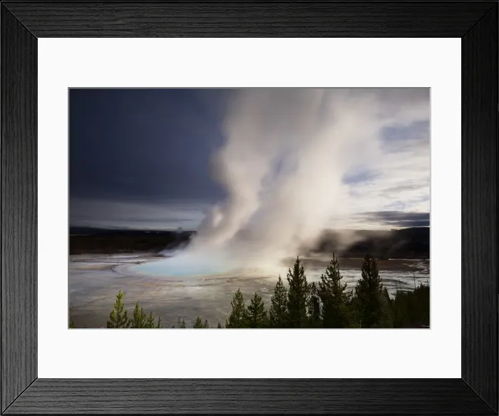 Framed Print : Grand Prismatic Spring, Midway Geyser Basin, Yellowstone National Park, Wyoming, USA Framed Print : Grand Prismatic Spring, Midway Geyser Basin, Yellowstone National Park, Wyoming, USA