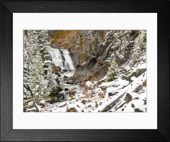 Framed Print : Mystic Falls, Midway Geyser Basin, Yellowstone National Park, Wyoming, USA Framed Print : Mystic Falls, Midway Geyser Basin, Yellowstone National Park, Wyoming, USA