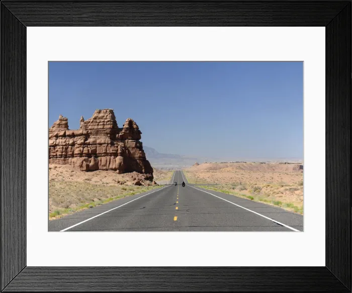 Framed Print : Desert Landscape near Goblin Valley State Park, Colorado Plateau, Utah, USA