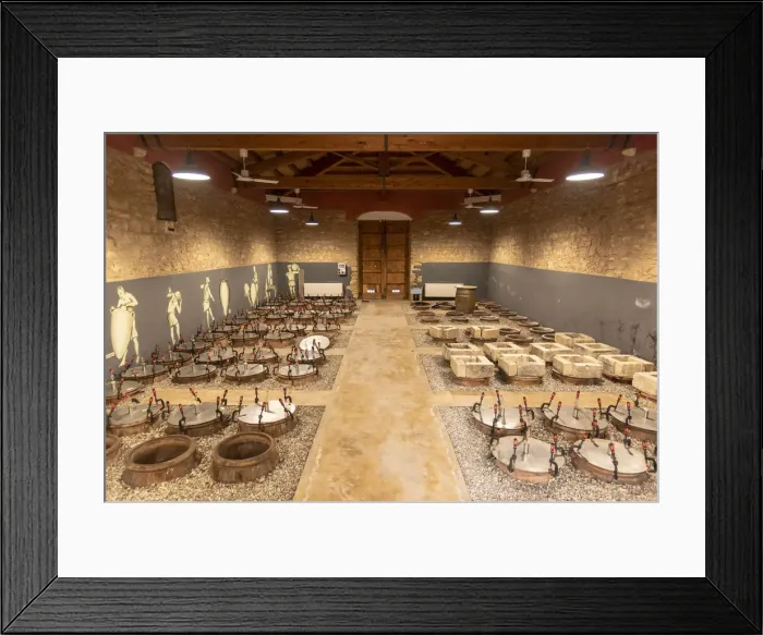 Framed Print : Europe, Italy, Sicily. Vittoria, a wine cellar using amphorae Framed Print : Europe, Italy, Sicily. Vittoria, a wine cellar using amphorae