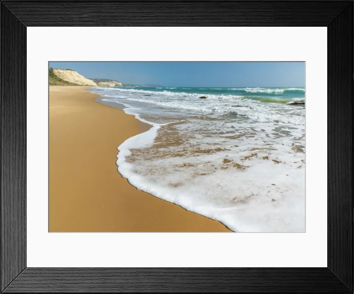 Framed Print : Europe, Italy, Sicily. The Nature Reserve of Torre Salsa with its sandy beach Framed Print : Europe, Italy, Sicily. The Nature Reserve of Torre Salsa with its sandy beach