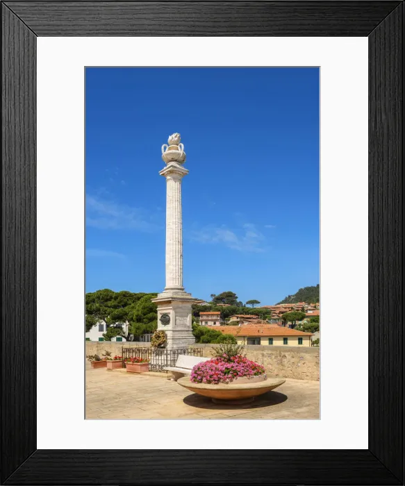 Framed Print : Place with Column atTalamone, Orbetello, Grosseto, Maremma, Tuscany, Italy Framed Print : Place with Column atTalamone, Orbetello, Grosseto, Maremma, Tuscany, Italy