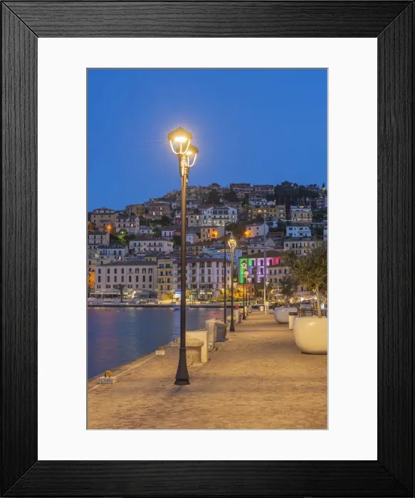 Framed Print : Porto Santo Stefano, Maremma, Grosseto, Monte Argentario, Tuscany, Italy