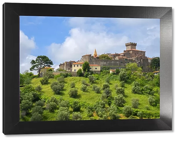 View at Capalbio, Grosseto, Maremma, Tuscany, Italy