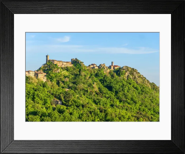 Framed Print : View at Roccatederighi, Roccastrada, Grosseto, Maremma, Tuscany, Italy Framed Print : View at Roccatederighi, Roccastrada, Grosseto, Maremma, Tuscany, Italy
