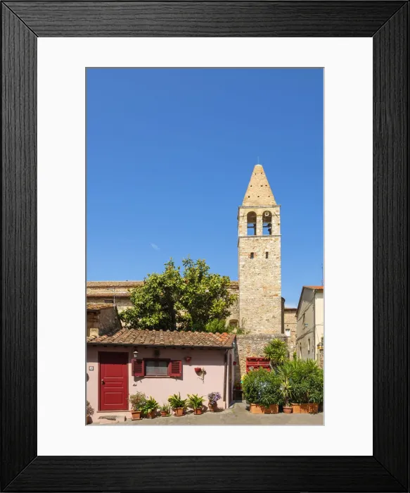 Framed Print : Church of Magliano in Tuscany, Grosseto, Maremma, Tuscany, Italy
