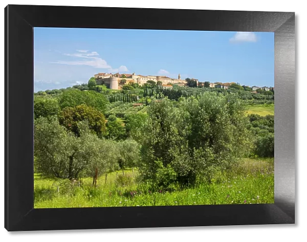View at Magliano in Tuscany, Grosseto, Maremma, Tuscany, Italy