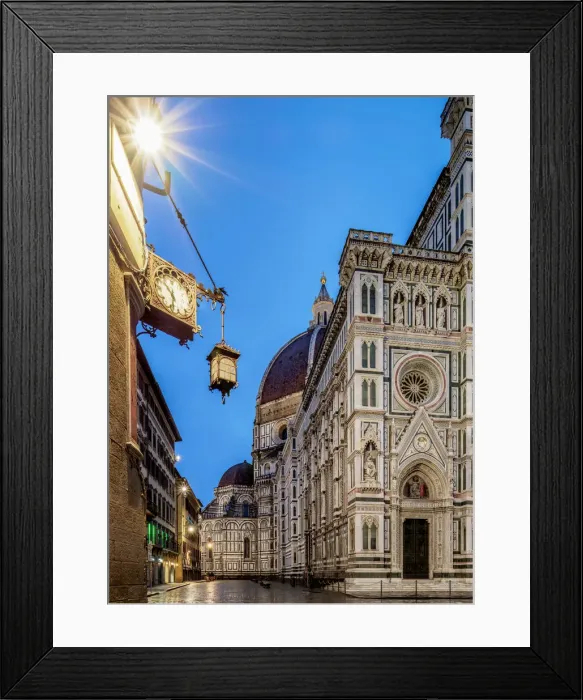 Framed Print : Santa Maria del Fiore Cathedral at dawn, Florence, Tuscany, Italy Framed Print : Santa Maria del Fiore Cathedral at dawn, Florence, Tuscany, Italy